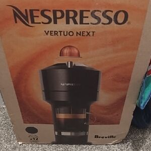 Nespresso Vertuo Next Black Coffee Machine Sleek Design